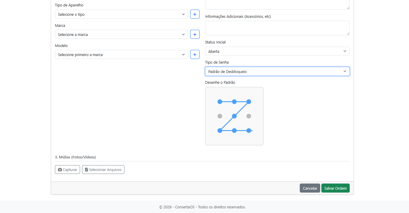 Padrão de Desbloqueio